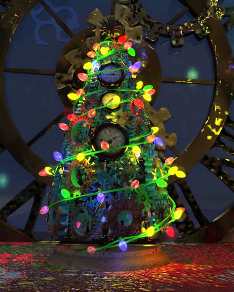 Steampunk Christmas Tree