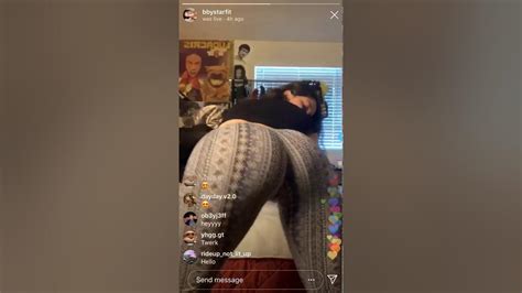 Instagram Live Bbystar Twerks For The Whole Live Youtube