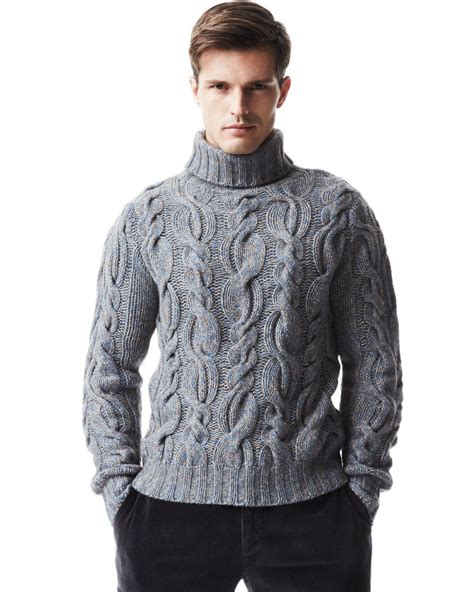 fashion knits Sueter tejido para hombre Patrones para tejer suéter