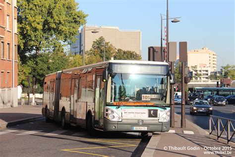 Bus Rkh Sur La Ligne Ratp Porte Des Lilas Paris