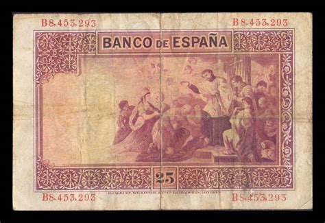 España 25 Pesetas San Francisco Xavier 1926 Pick 71 T 293 BC F