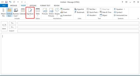 Membuat Tanda Tangan Di Email Outlook