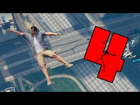 Gta Epic Fails Caidas En Ciudad A Camara Lenta Youtube