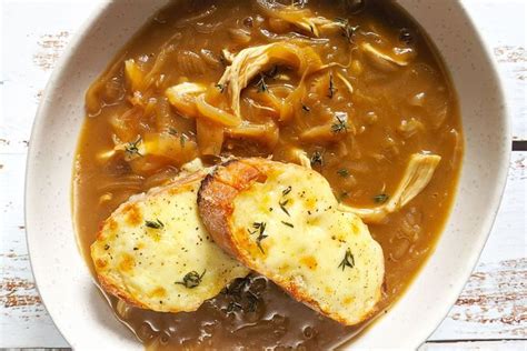 Cheesy French Onion Chicken Soup Recipe