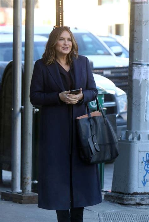 Mariska Hargitay On The Set Of Law And Erder Svu In New York