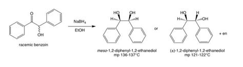 Solved Or Racemic Benzoin Meso 1 2 Diphenyl 1 2 Ethanediol Chegg