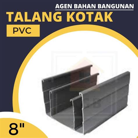 Jual Talang Air Pvc Langgeng Kotak 8 Talang Air Pvc Langgeng Kotak 8