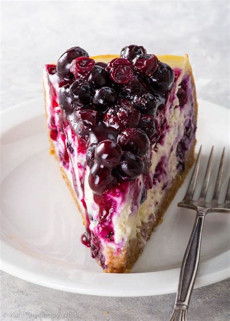 Easy Blueberry Cheesecake This Blueberry Cheesecake Is Incredibly Easy To Mak Easy