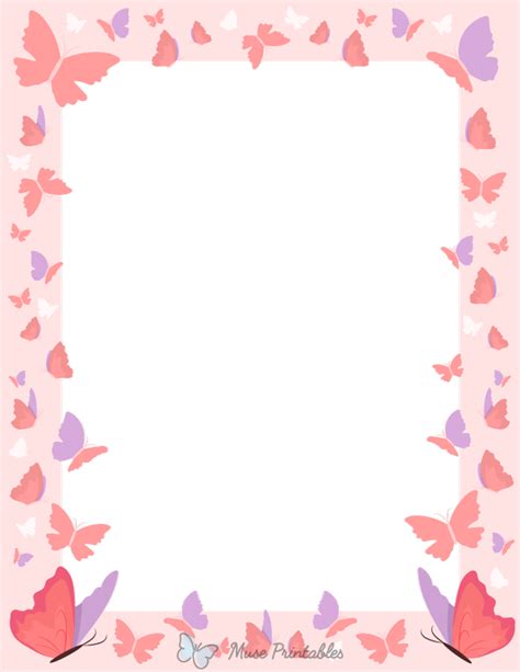 Pink Butterfly Border Fabulous Collection | www.campper.com