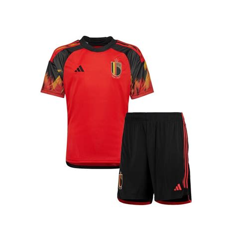 Camiseta y Pantalón Niños Bélgica Primera Equipación 2022 2023