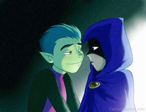 Beast Boy And Raven Hug