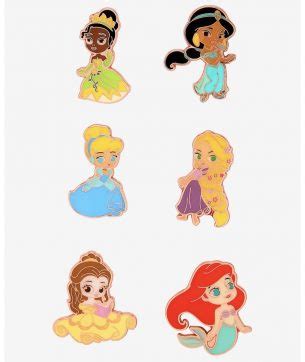 Disney Princess Chibi Blind Box Loungefly Pins At Hot Topic Disney Pins Blog