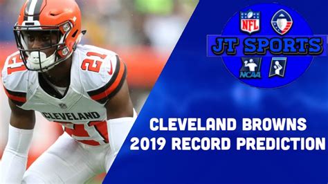 Cleveland Browns 2019 Record Prediction Browns 2019 2020 Nfl