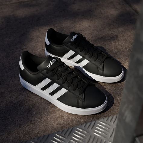 Adidas Grand Court Look - adidas Teniși Grand Court Cloudfoam Comfort - Black | adidas Romania