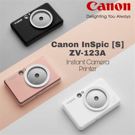 Canon Inspic S Zv A Instant Camera Printer App Local Year