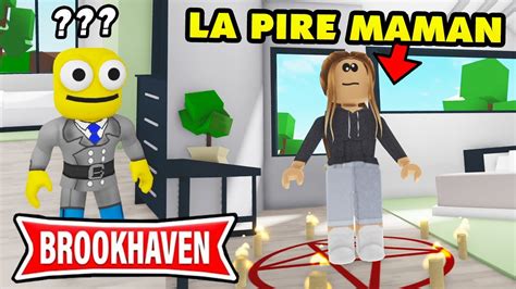 La Pire Maman Me Donne Pas De Robux Roblox Brookhaven Rp S Partie