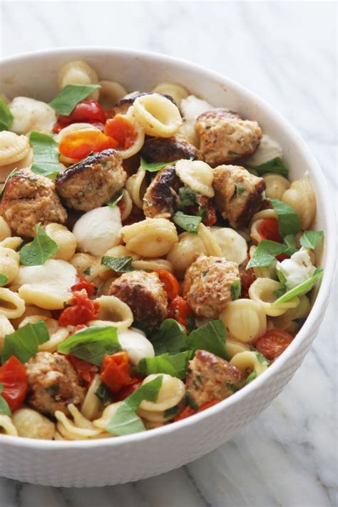 Orecchiette Mini Chicken Meatballs Giadzy Recipe Meatball