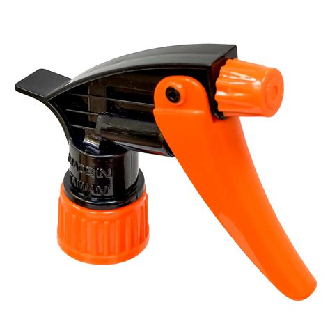 Orange Black Chemical Resistant Trigger Sprayer 28 410