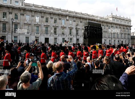 Londres Angleterre Septembre Le Cort Ge Fun Raire De La Reine