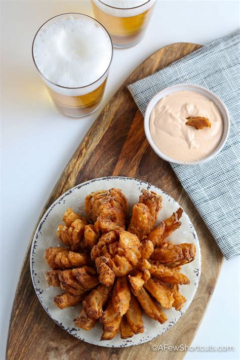 Easy Air Fryer Blooming Onion Recipe - A Few Shortcuts