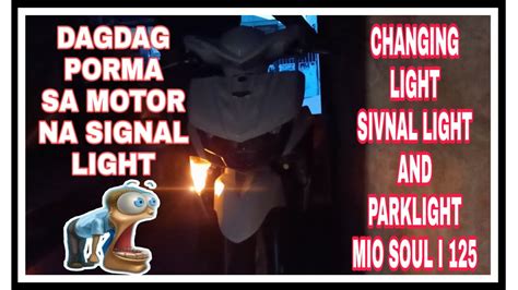 Yamaha Mio Soul I 125 Changing Parklight And Signal Light YouTube