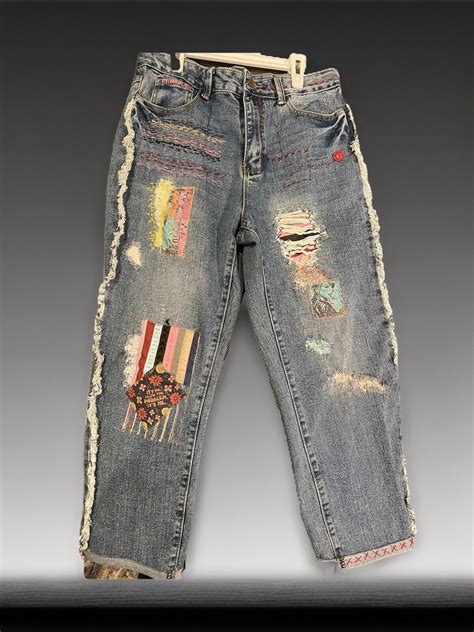 Repurposed Womens Jeans Taylor Swift Inspired Size Gem