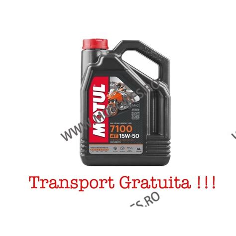 ULEI MOTUL 7100 15W50 FULL SINTETIC TRANSPORT GRATUITA 4L 1