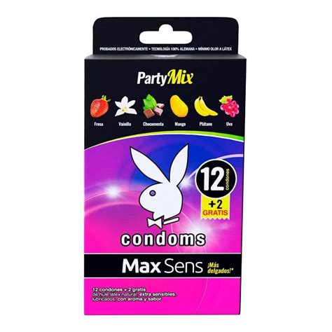 Condones Playboy Max Sens Party Mix Aroma Y Sabor 14 Pzas Walmart