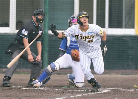 阪神・前川 豪快な今春実戦1号で「開幕左翼」へ大前進 岡田監督も評価「ノイジーはうかうかできへん」 ライブドアニュース