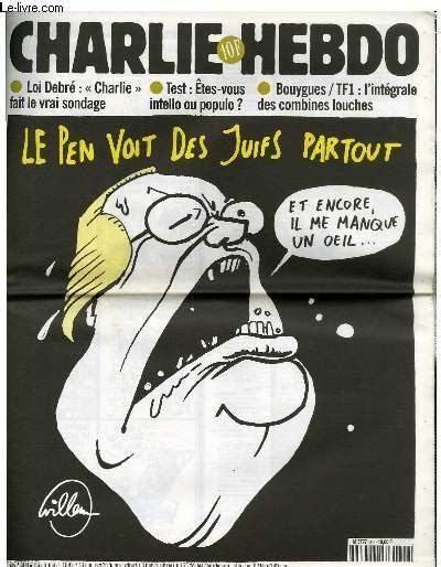 Charlie Hebdo N°246 Le Pen Voit Des Juifs Partout De Collectif Bon