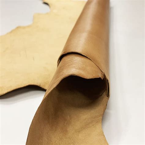 Natural Veg Tanned Leather 12mm For Belts Sandals Handbags Straps