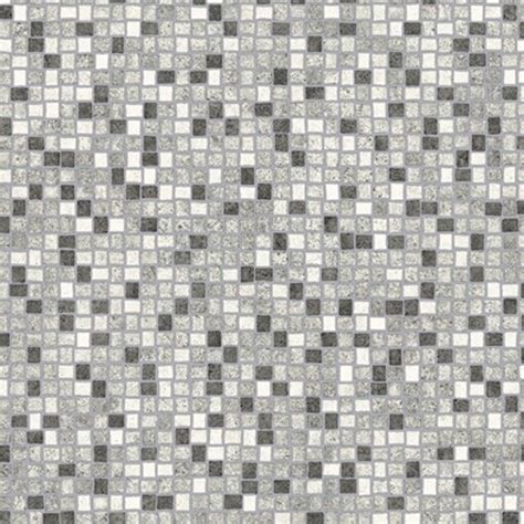 Black White And Grey Mosaic Tile Vinyl Flooring Slip Resistant Lino 2m