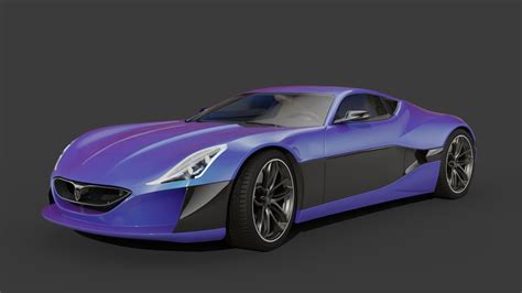 Rimac Concept One Cgtrader