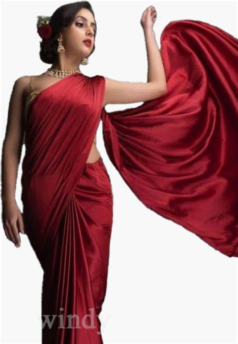 Valentina Saree With Bluse Piece For Wedding And Function Darazlk
