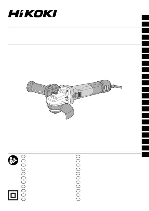 Bedienungsanleitung HiKOKI G13VE2 (Deutsch - 184 Seiten)