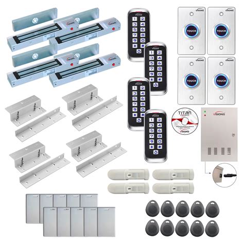 Fpc Four Doors Access Control Electromagnetic Lock For Inswinging