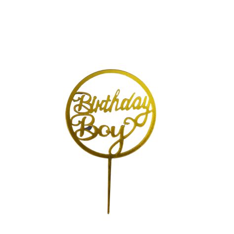 Birthday Boy Cake Topper