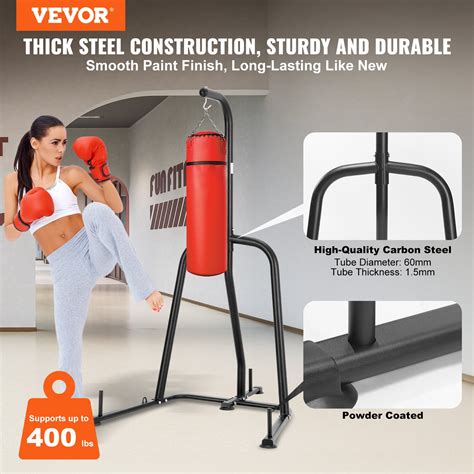 Vevor Punching Bag Stand Steel Heavy Duty Workout Equipment Boxing