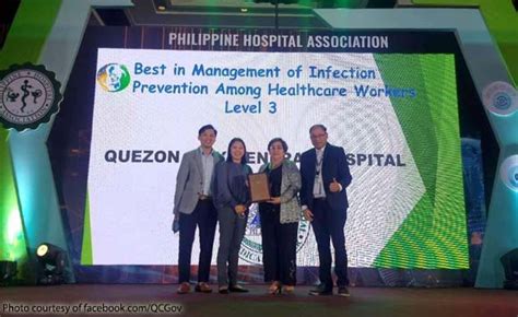 Quezon City General Hospital and Medical Center named the best in preventing infection of ...