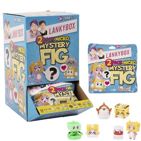 Lankybox Micro Mystery Figure 2 Pack Character Toys