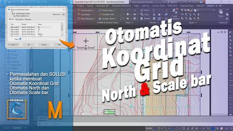 Otomatis Koordinat Grid Autocad Civil 3d Automatic Coordinates Grid