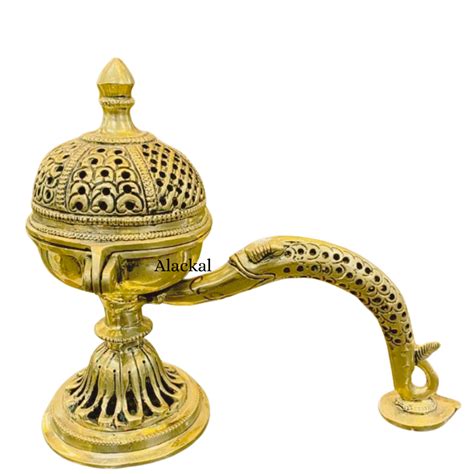 Brass Incense Holder Dhoop Holder Alackal Bell Metals