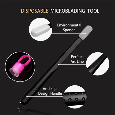 Pcs U Blade Eccentric Sterilized Disposable Microblading Tool With