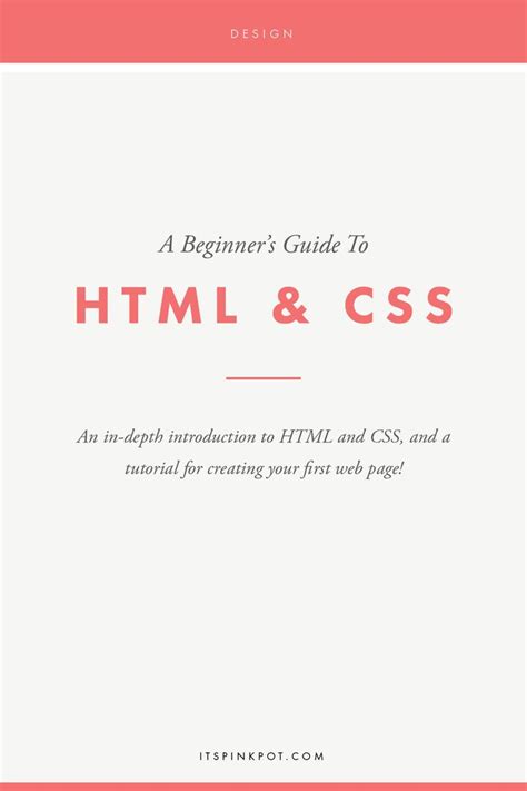 Learn Html And Css A Beginners Guide