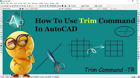 How To Use The Trim Command In Autocad Easy And Fast Way Youtube