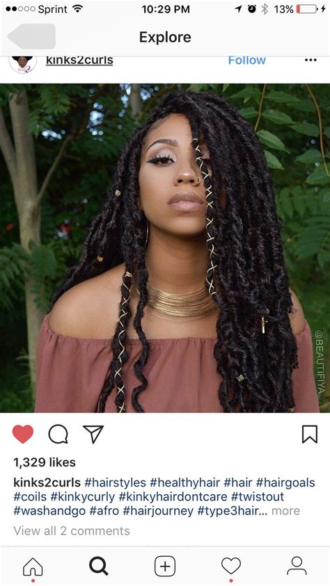 Faux Locs Faux Locs Hairstyles Locs Hairstyles Curly Hair Styles