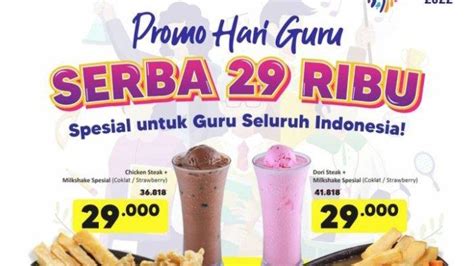 Promo Waroeng Steak Shake Khusus Untuk Pahlawan Tanpa Tanda Jasa