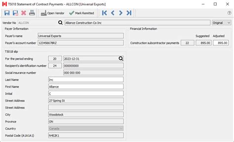 T5018 Creating Statements Spire User Manual 310