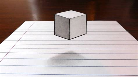 Floating Cube - 3D Trick Art on Paper - YouTube