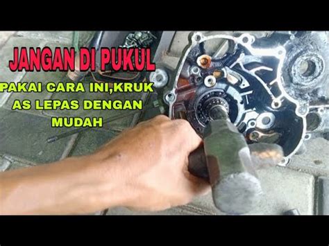 TUTORIAL MELEPAS KRUK AS YAMAHA VIXION JUPITER MX VEGA FI YouTube